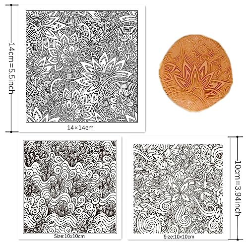 Cooldiy YH-A Premium Silicone Texture Stamp Sheets thumb #2