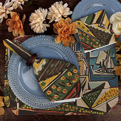 Servilletas de Tela Mediterráneo por Pablo Picasso (4 unidades) miniatura 3