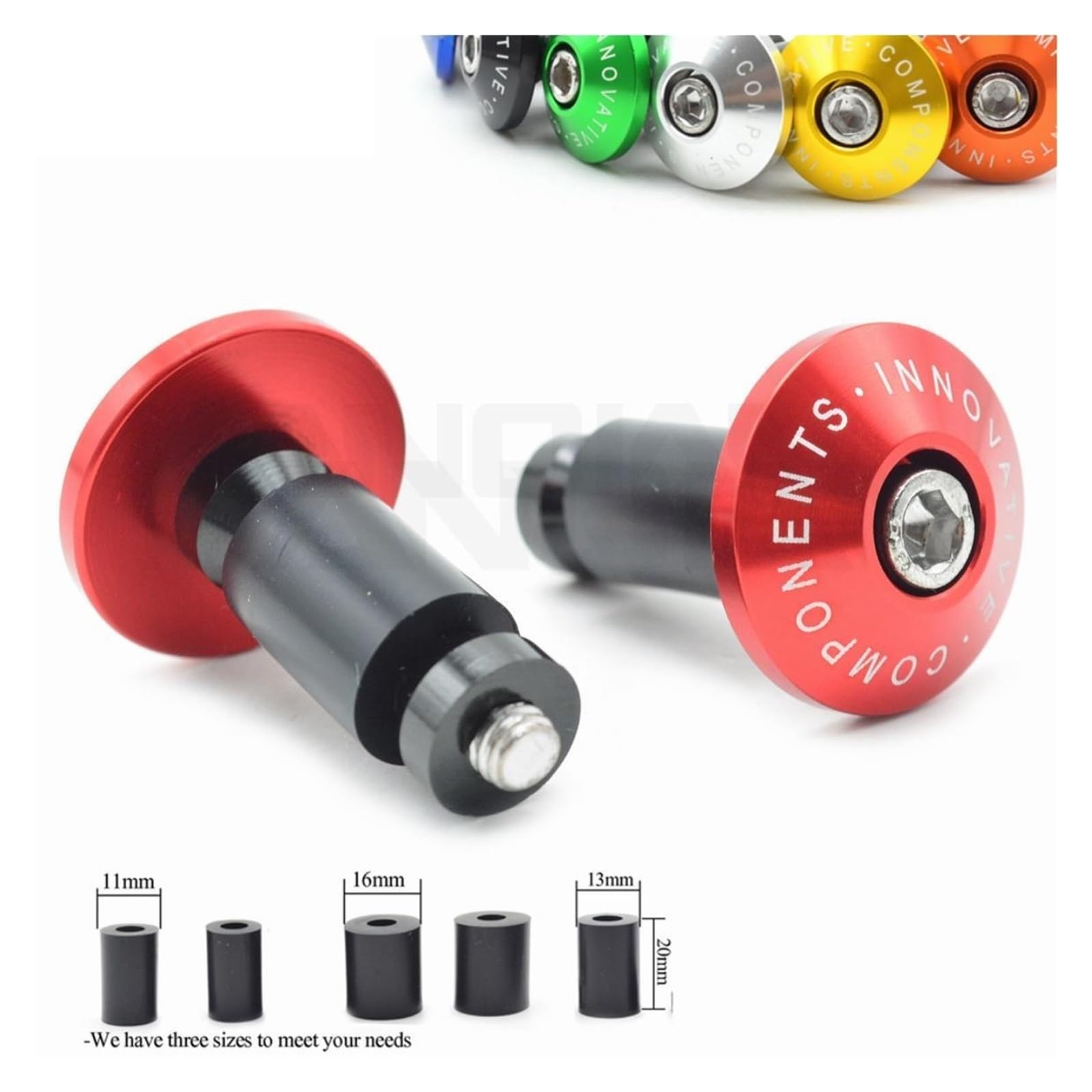 Moto Manubrio Estremità Spina Tappi Per Manubrio Universale Da 22 Mm Per Moto Per hond&a CR CRF SL XR CRM 80 85 150 230 250 450 XR MOTARD AR