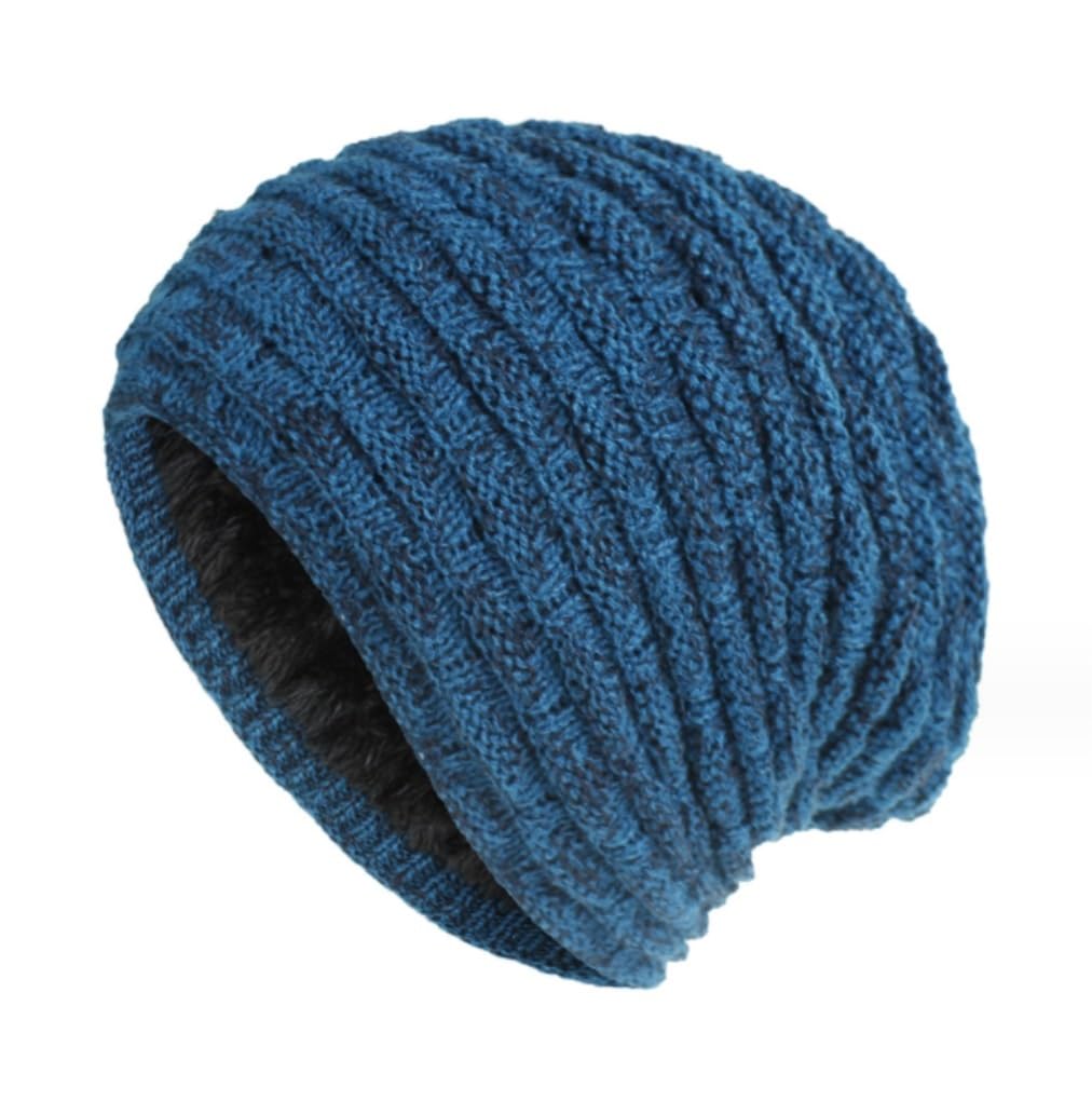Cappello Uomo Donna Invernale Cappello Per Uomo Donna Inverno Caldo Termico Invernale In Pile Cappello Lavorato A Maglia Slouchy Spesso Berretto Con Teschio Berretto Invernale Uomo Donna ( Color : F ,