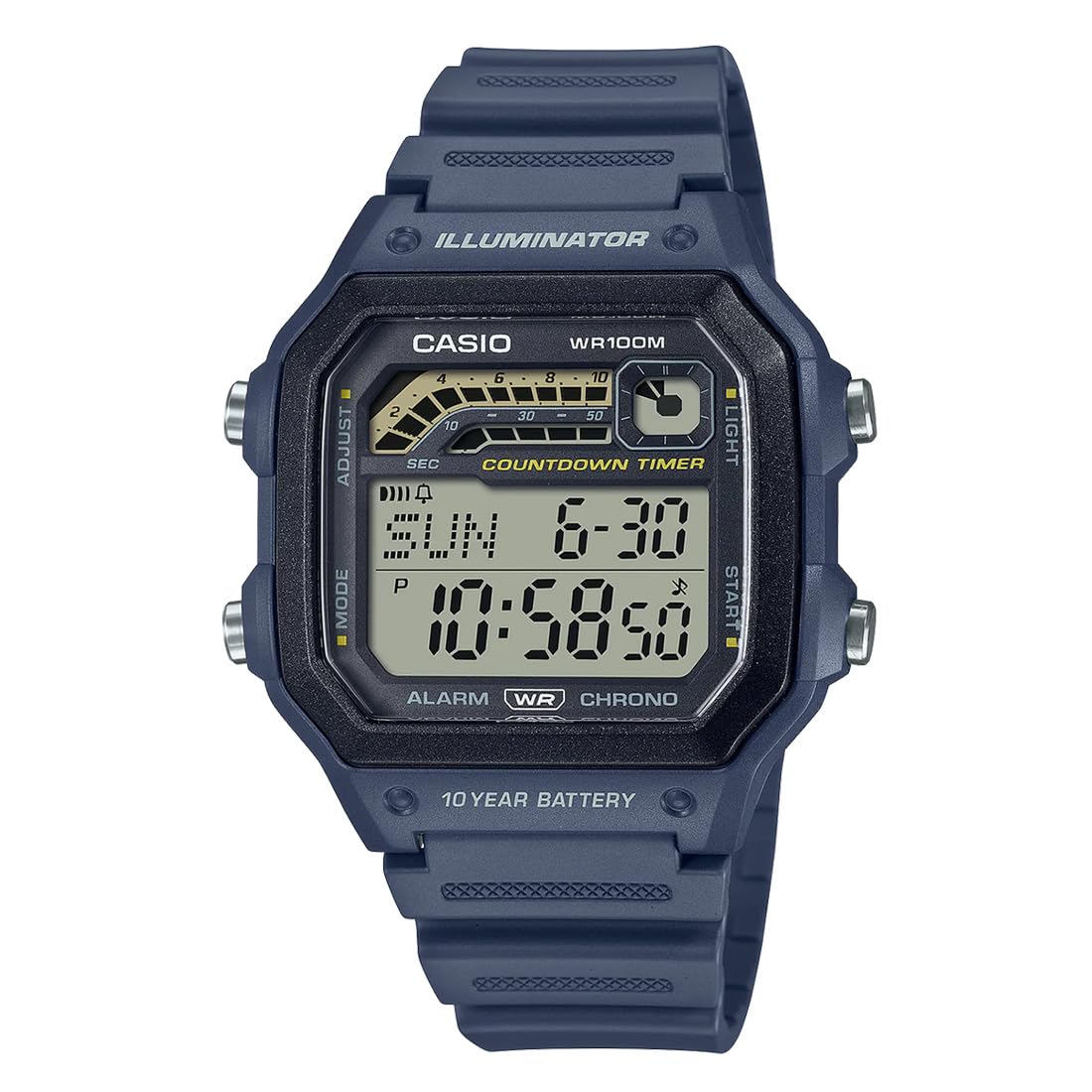 Casio Youth Digital Blue Dial Men WS-1600H-2AVDF (D309) (B0C863GQVH) Amazon Price History, Amazon Price Tracker