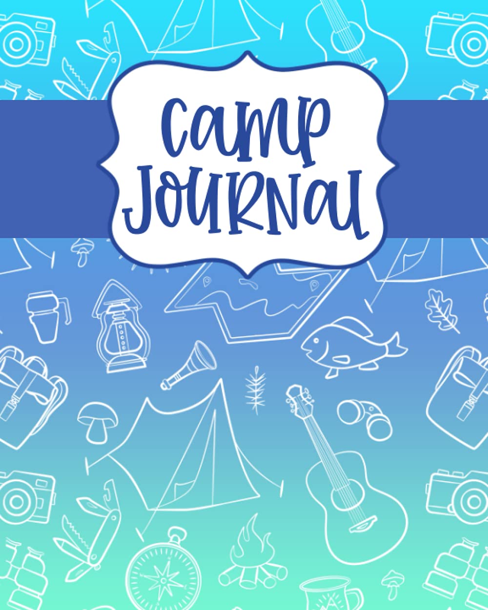 Camp Journal, Travel and Adventure Journal, Lined Camp Notebook and Journal, Summer camp Journal