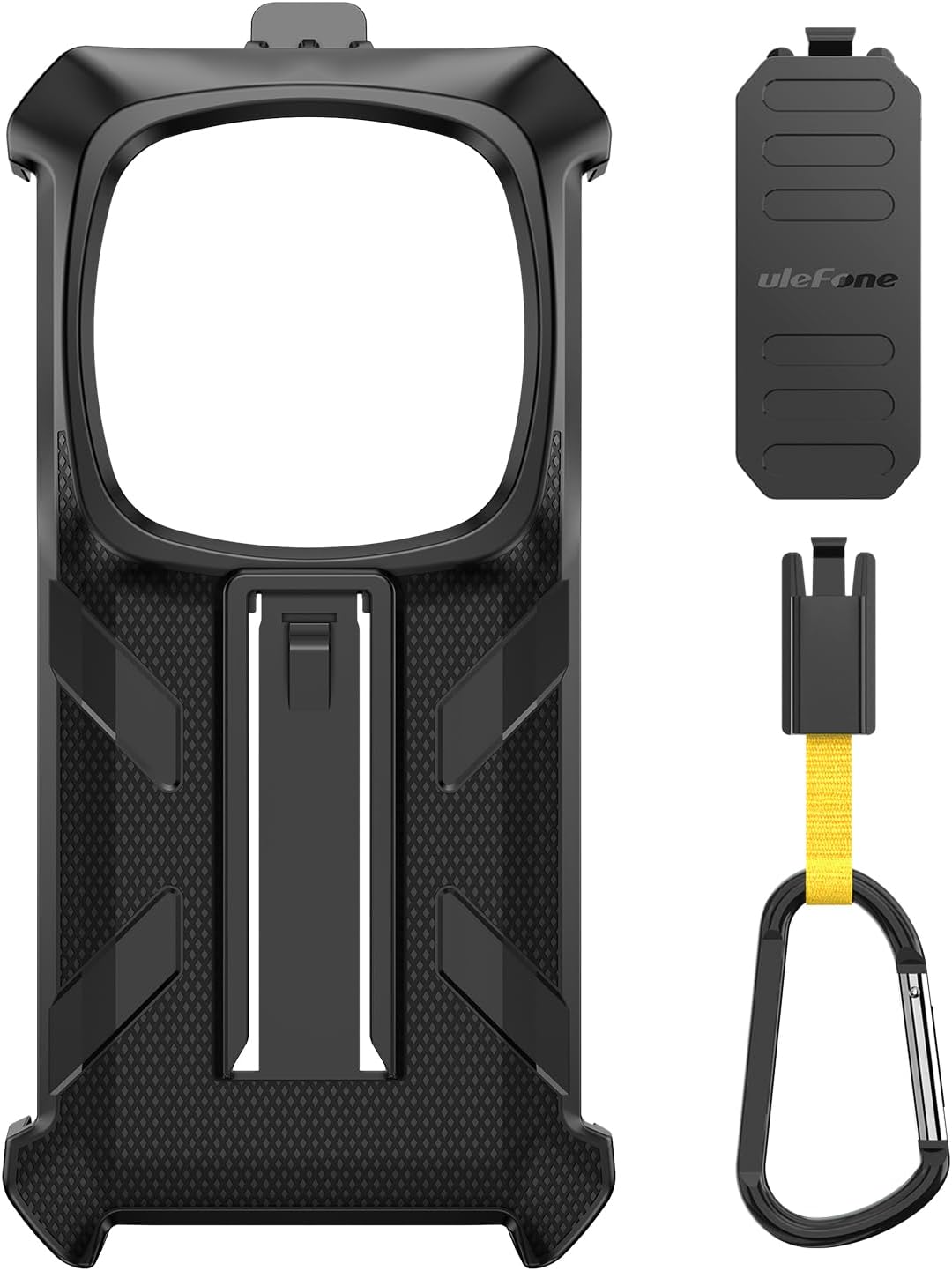 Armor 28 Series Multifunctional Protective Case Original TPU Black Case Armor 28 Series with Back Clip Carabiner