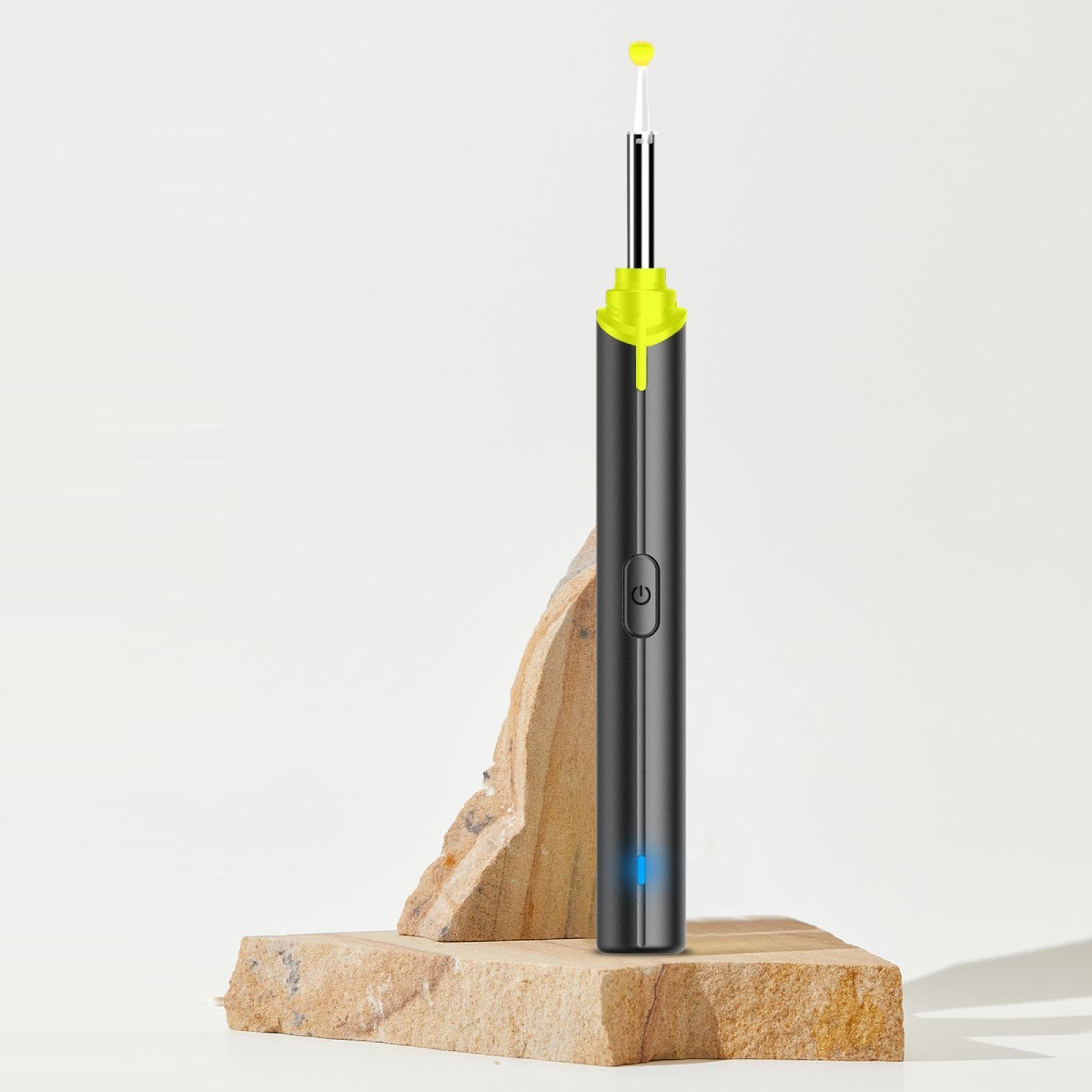 Holy joy Removedor de cerumen con cámara y luz, kit de eliminación de cerumen con HD, kit de limpieza de oídos con 6 cucharas, otoscopio con luz, cámara de oído incluye 8 juegos de orejas