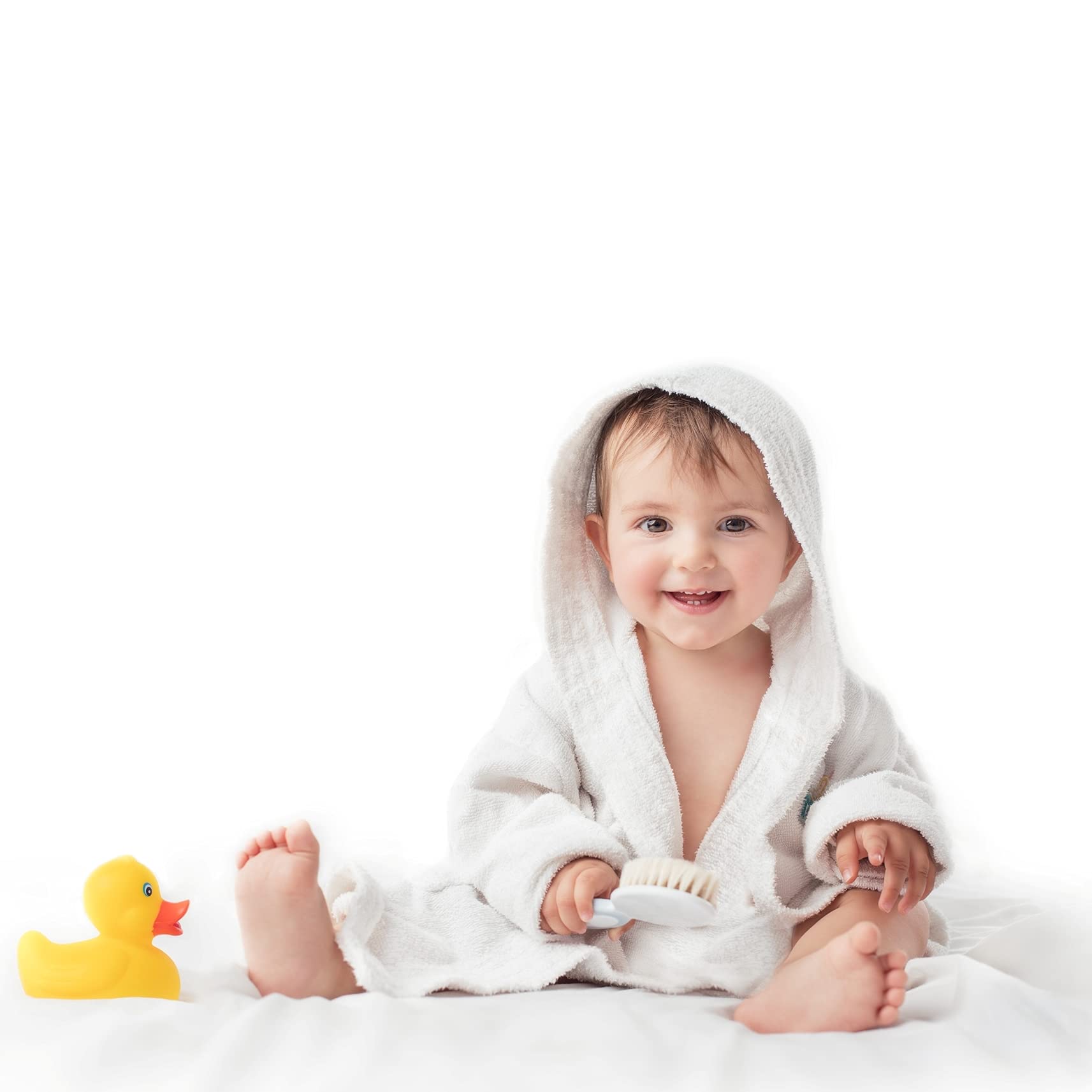 Doccetta Bagnetto Bambini | Hello Bear | Doccetta Multiuso Ideale per la pulizia di bambini e neonati | Si collega a Rubinetto | a Casa e in Viaggio con Adattatore da Viaggio Addy | Prodotto Italiano