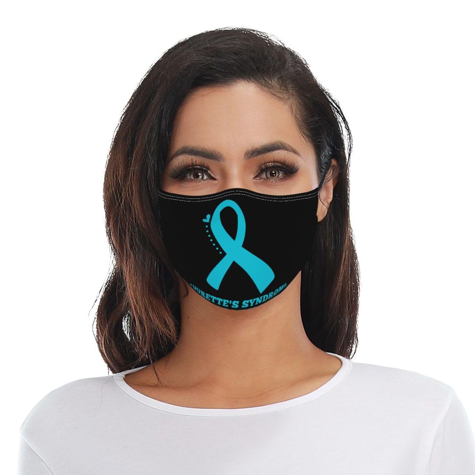 Tourettes Syndrome Awareness Adult Dust Mask Adjustable Dust Face with 2 Filter