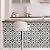InHome NH2956 Avignon Peel & Stick Backsplash Tiles, Black
