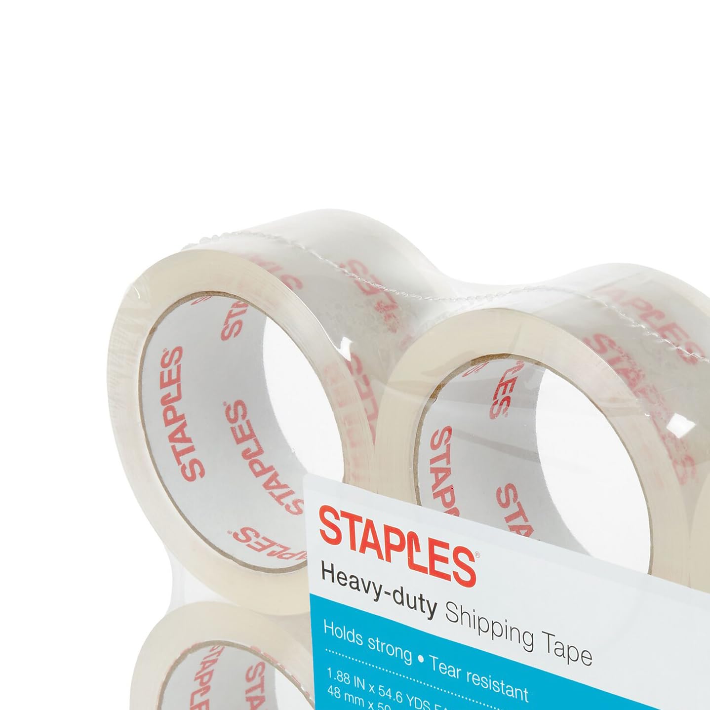 Grapas Heavy-duty envío cinta, 1,89 "x 54,7 M, 6 rollos