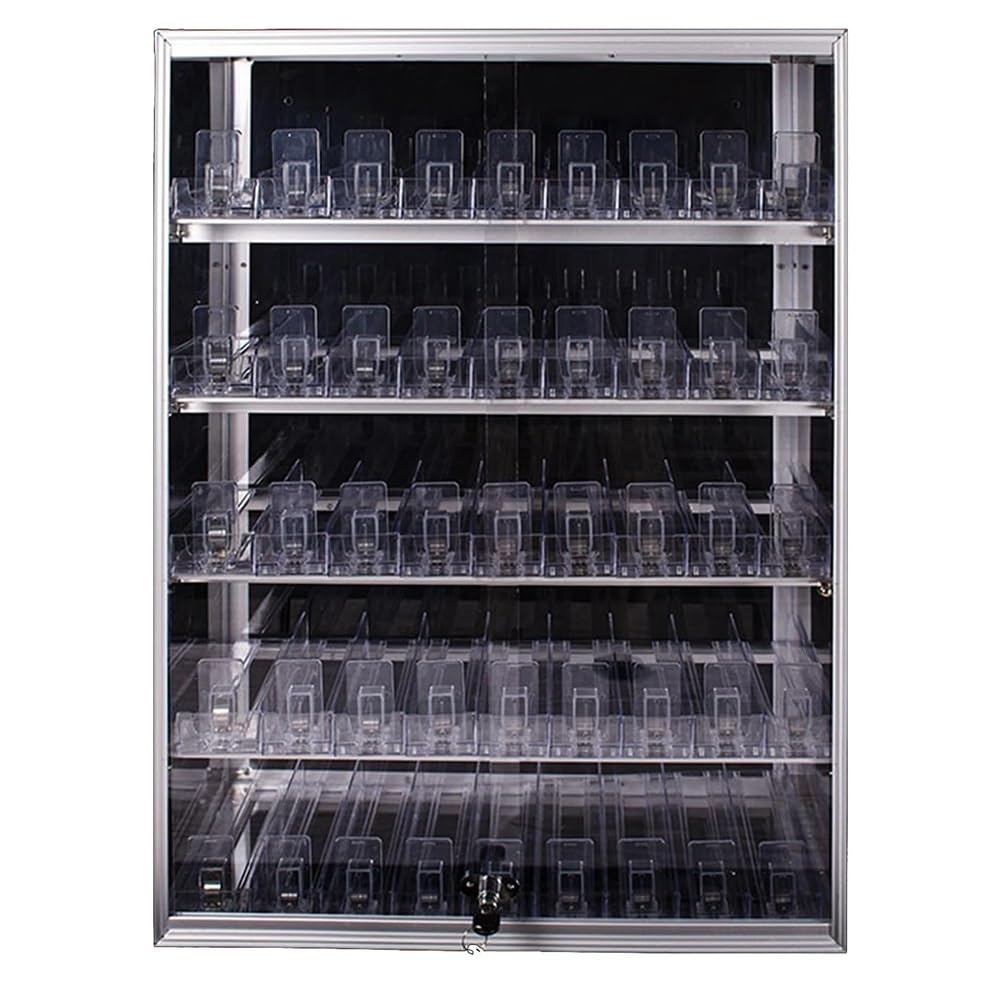 Support de poussée automatique pour étuis à cigarettes sécurisé