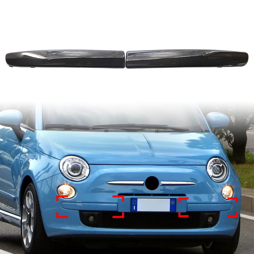 Amazon | フィアット 500 2007-2015用 フロント バンパー グリル