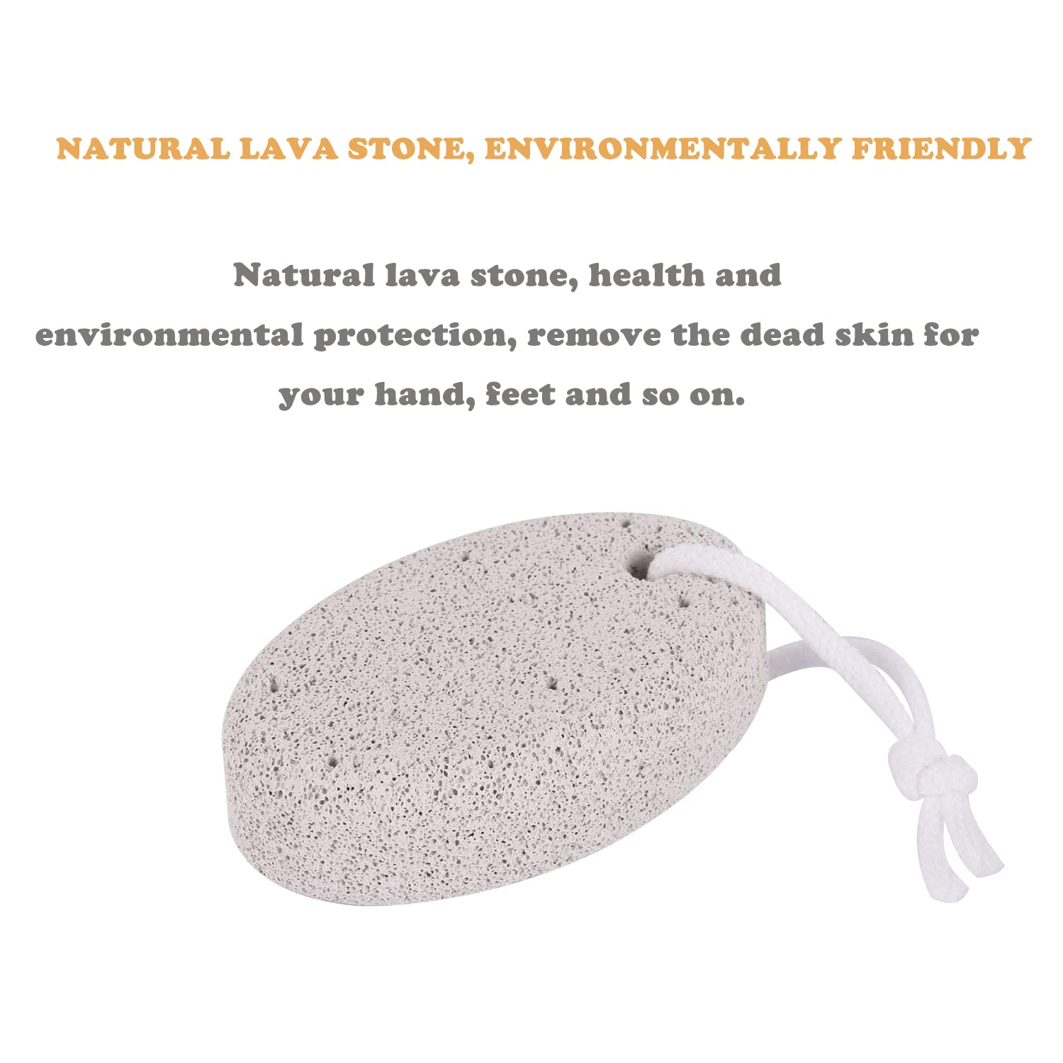 KUTOLAKI 4 Pcs Value Pack Pumice Stone, Pumice Stone for Feet, Natural Lava Foot Pumice Stone, Pumice Scrubber Foot Stone Exfoliating Callus Remover, Pumice Stone Remove Dead Skin for Hand, Foot 4