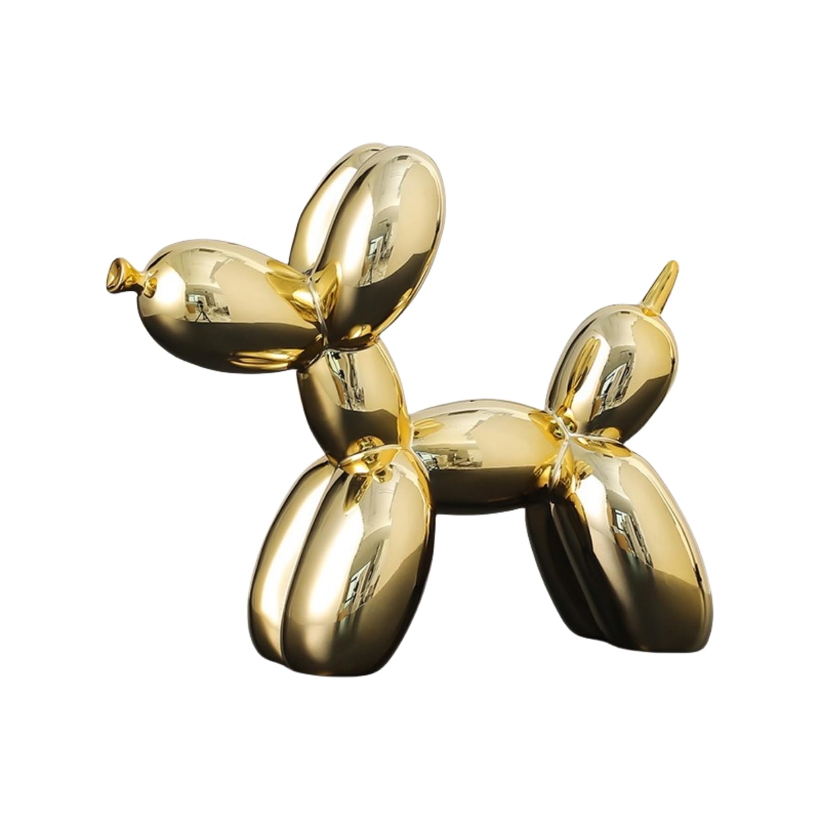 YOYUMI Gold Balloon Dog Ornaments Electroplated Surface Layer 7.87Inch