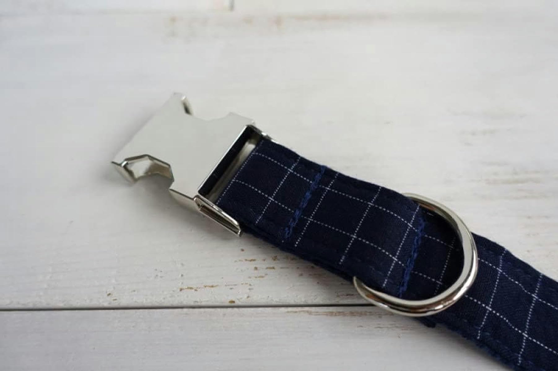 Kariertes Halsband handgemachtes Hundehalsband 5 Größen Hundehalsband,Hundeleine,xs-Hundehalsband Fliege-S