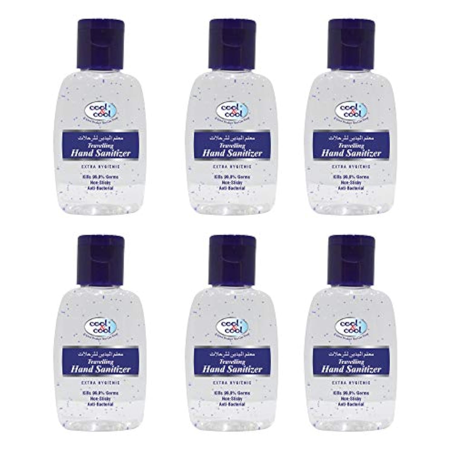 Travelling Hand Sanitizer 60ml Pack of 6