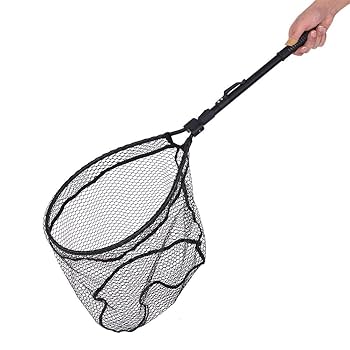 Amazon | タモ網 ランディングネット 折畳み式 高強度 防錆性 超