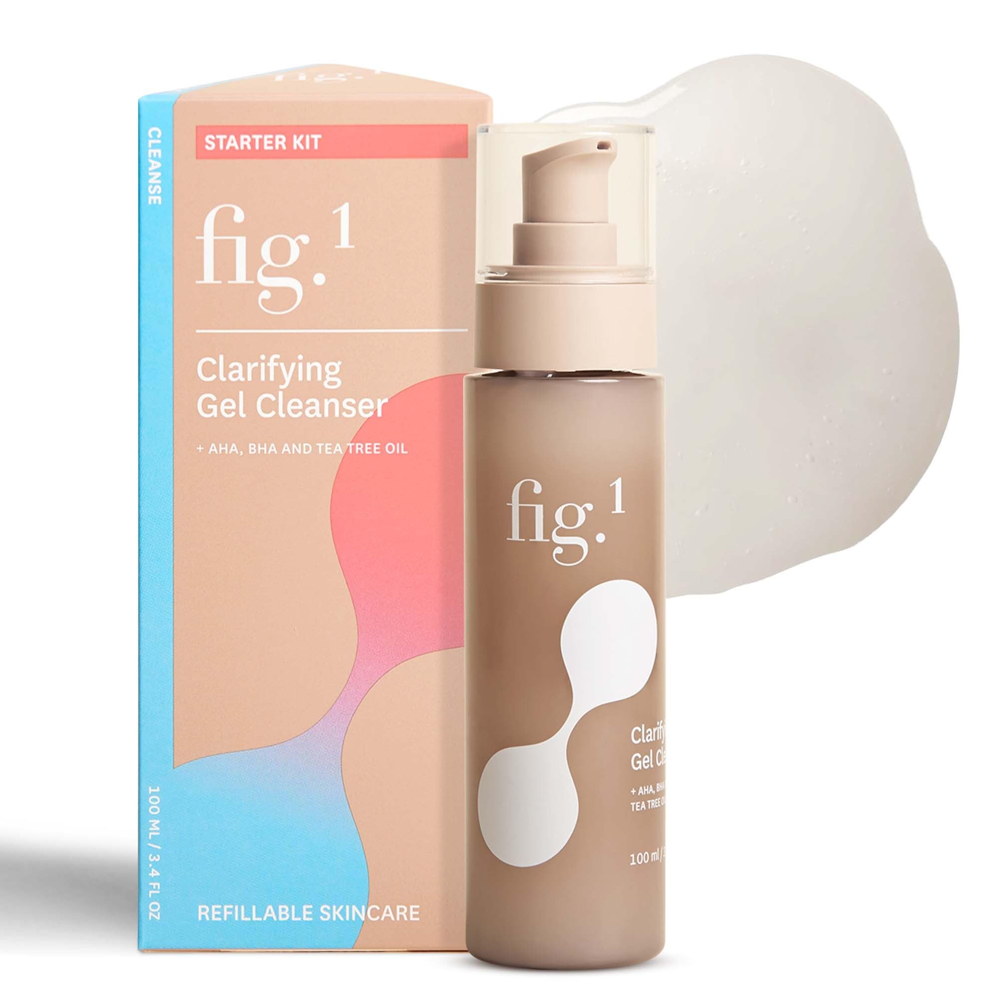 Amazon.com: Fig.1 Clarifying Gel Cleanser | AHA BHA Tea Tree Oil