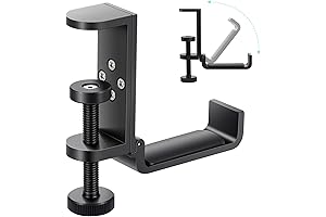 Black Foldable Bag Hook for Desk