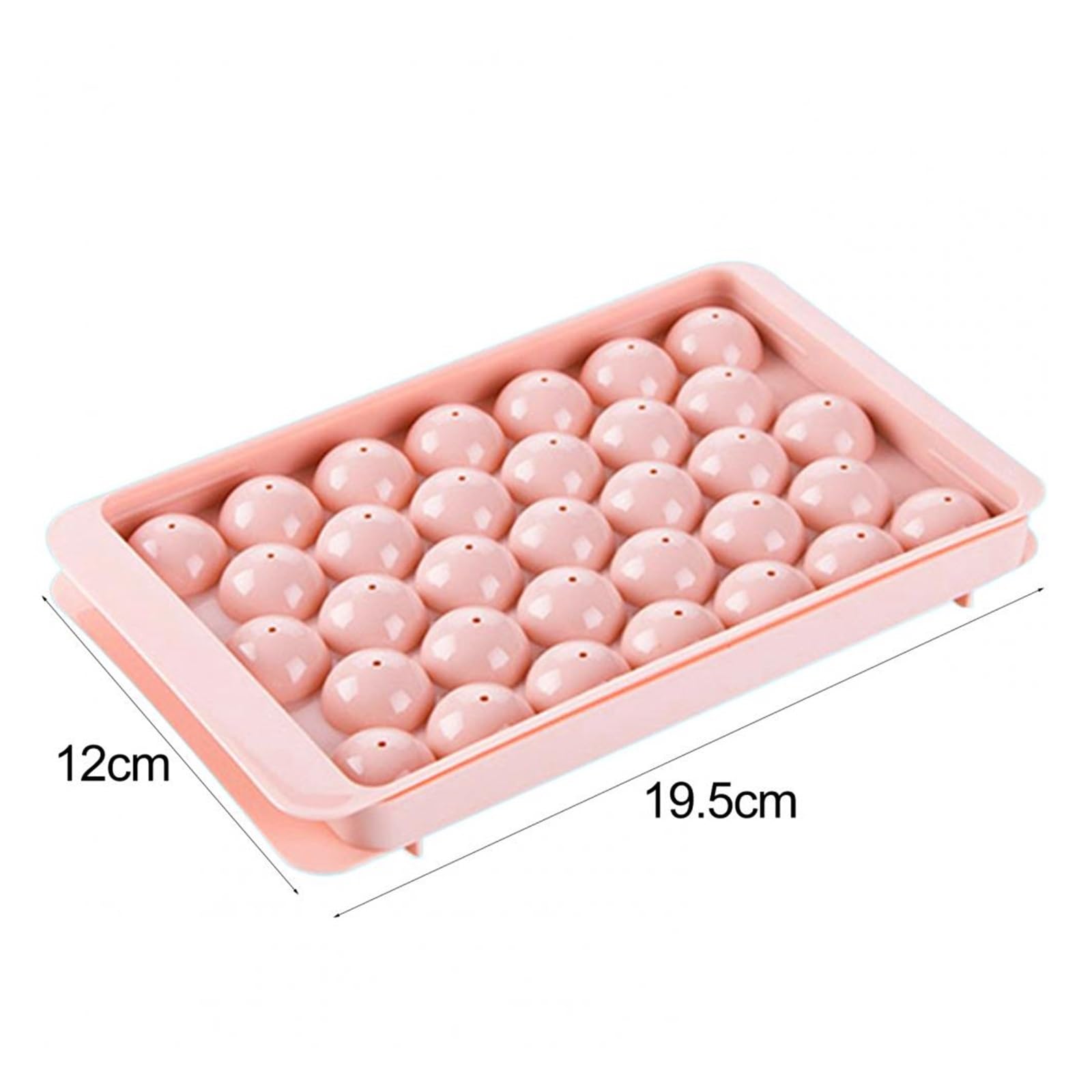 Vassoio per cubetti di Ghiaccio 33 Grid Ice Ball Maker con Coperchio Frigorifero Fai da Te Vassoio Rotondo 3D Utensili da Cucina (Color : Blue)