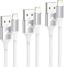 Cavo iPhone [3Pezzi 1m+2m+3m] Ricarica Filo Caricatore iPhone Carica Rapida Certificato MFi Lungo Cavo Lightning USB Caricabatterie Cavetto per iPhone 11 12 13 14 Pro Max Plus Mini XS XR 8 7 6 SE iPad