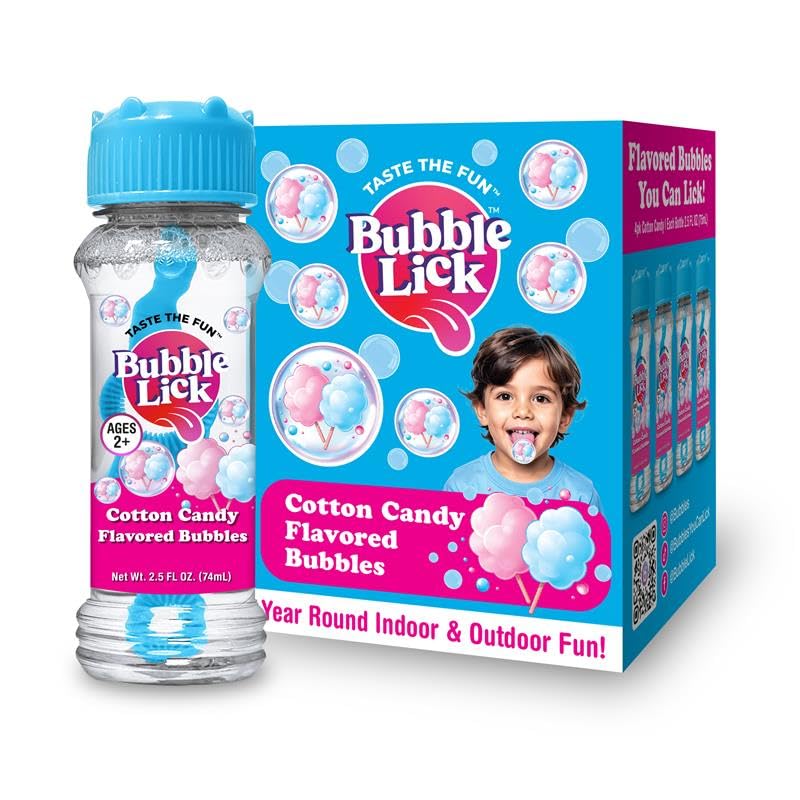 Bubble Lick Cotton Candy Flavored Bubbles 4