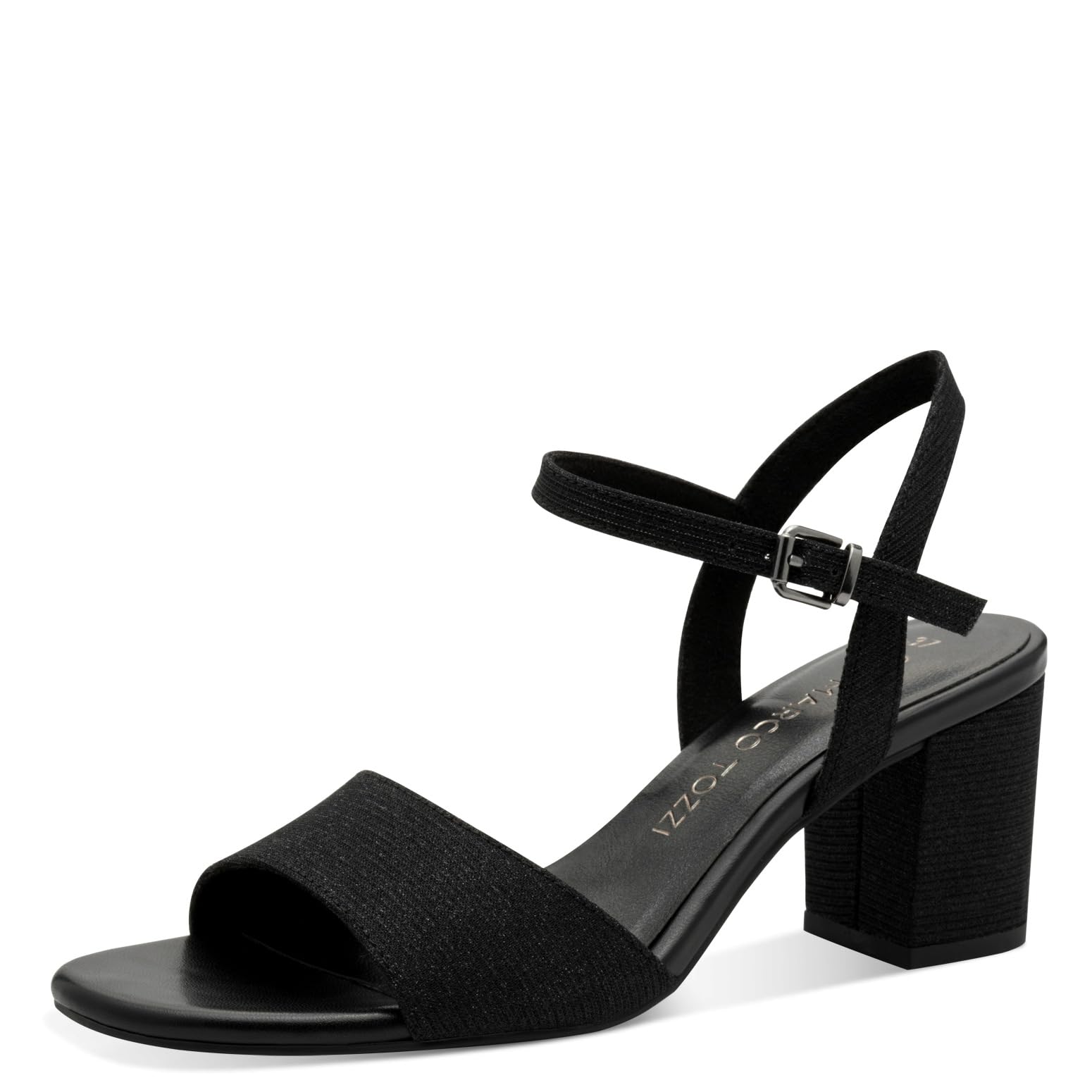 MARCO TOZZI Women's 2-28313-44 Sandals, Black, 36 EU, black, 4 UK