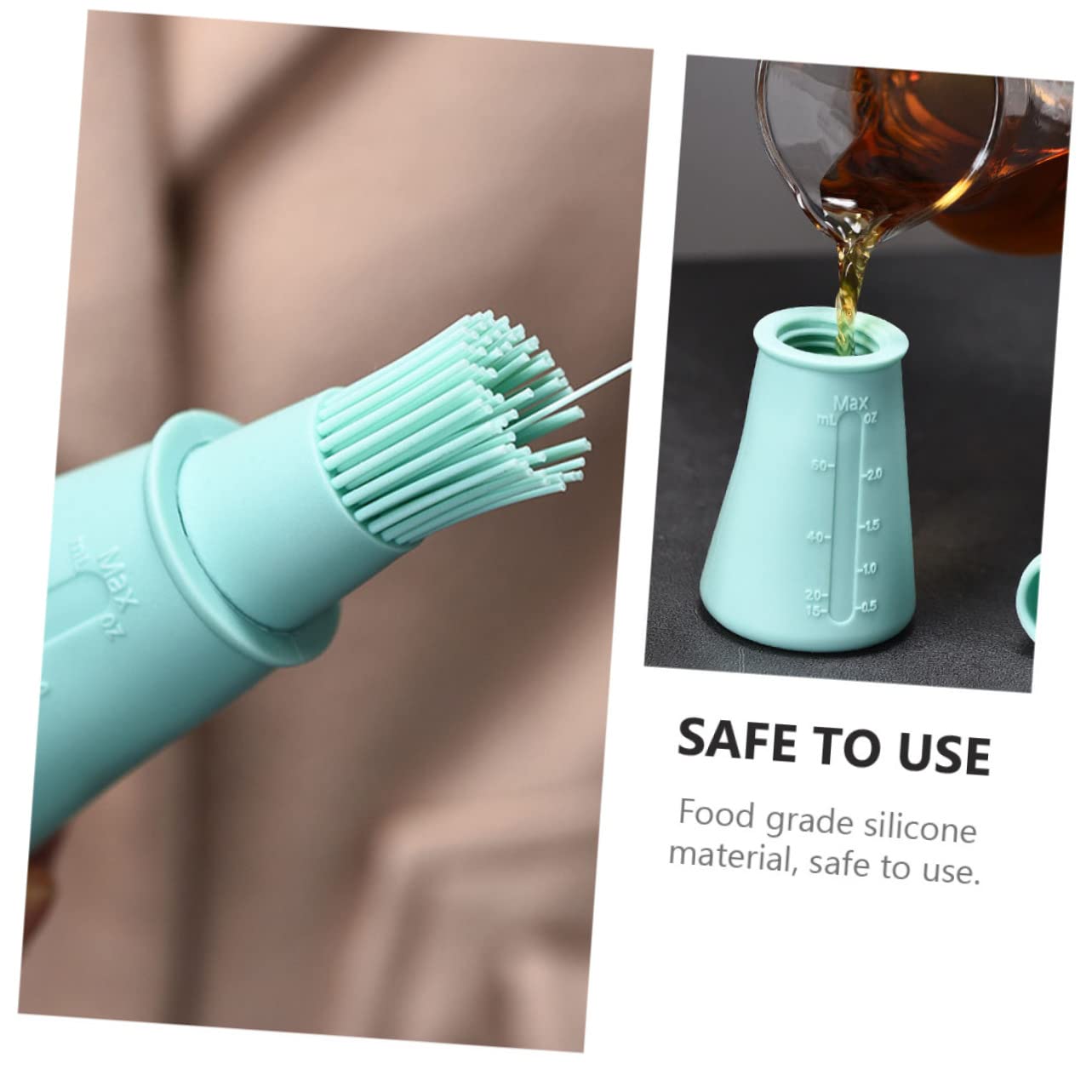 Happyyami 3Pcs Silicone Basting Oil Brush for Grilling Baking and Cooking Lightweight Dishwasher Safe for Outdoor Use