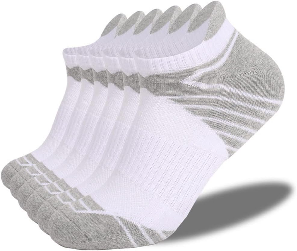 White Thickened Towel Bottom Running Socks Boat Socks Sports Socks