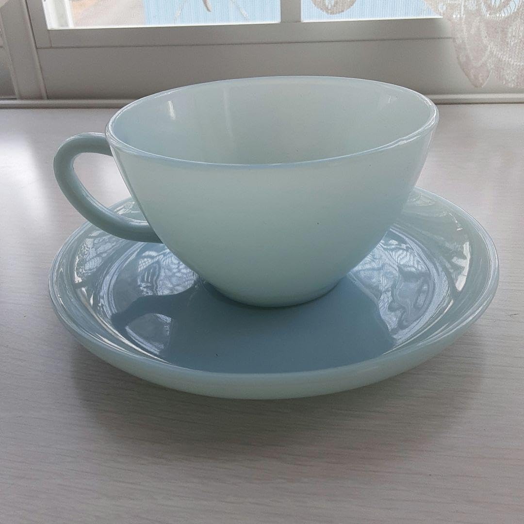 Amazon | ファイヤーキングターコイズブルーカップ&ソーサ | ノー