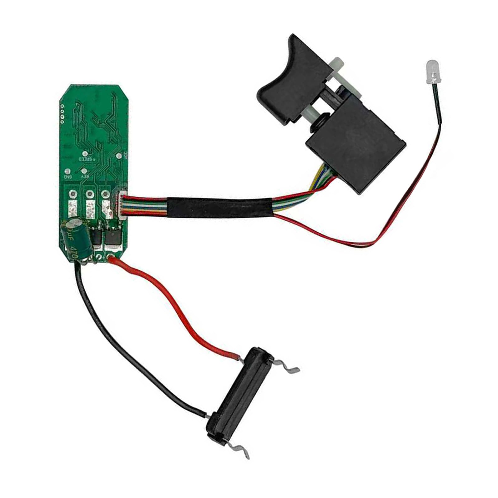 Apglsxy Light Professional 16.8V Lithium Drill Control Board And Switches Assembly Featuring Efficiently Energy Use Electric Drill Switches Assembly