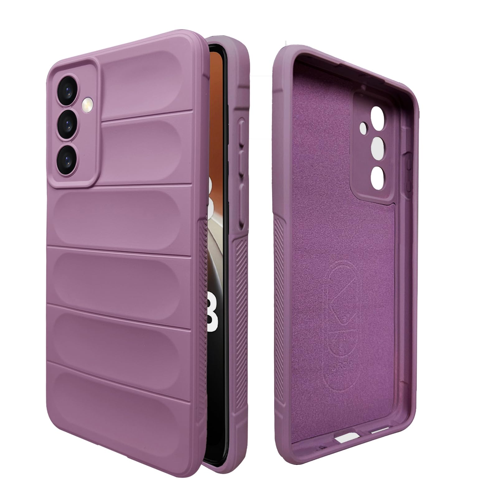 A rtistque Back Cover Case for Samsung Galaxy A54 5G | with Inner Fabric | Stylish AirBag Case | Liquid Stripe Silicone | Camera Protection | Anti Slip Grip | Samsung A54 5G Back Cover - Purple (B0C58D431J) Amazon Price History, Amazon Price Tracker