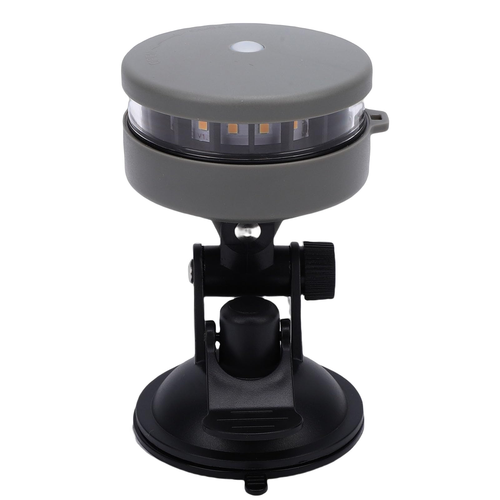 Hyuduo Bootsnavigationslicht, LED-Ankerlicht mit Saugnapfsockel, IP67, Wasserdicht, 2 Nm Sichtbarkeit, 55 Lm, warmweiß, für Kleine Boote, Kajaks Unter 39 Fuß