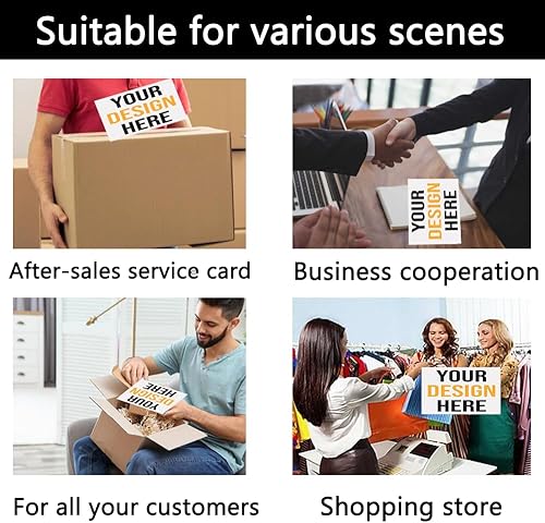 Miniatura 4 de Tarjetas de visita personalizadas con tu logotipo. Tarjetas de visita personalizadas para añadir foto, textologotipo, imprime tus propias tarjetas