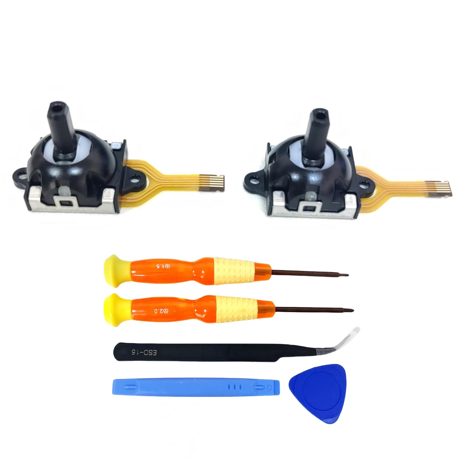Hzxkqmil 2 pezzi Joystick di Ricambio Modulo Stick Analogico Thumb Stick Accessori per ROG Ally Console, per GPD Win 3 Console di Gioco Portatile, per Pico VR Controller
