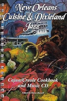 Audio CD New Orleans Cuisine & Dixieland Jazz, A Cajun/Creole Cookbook and Music CD Book
