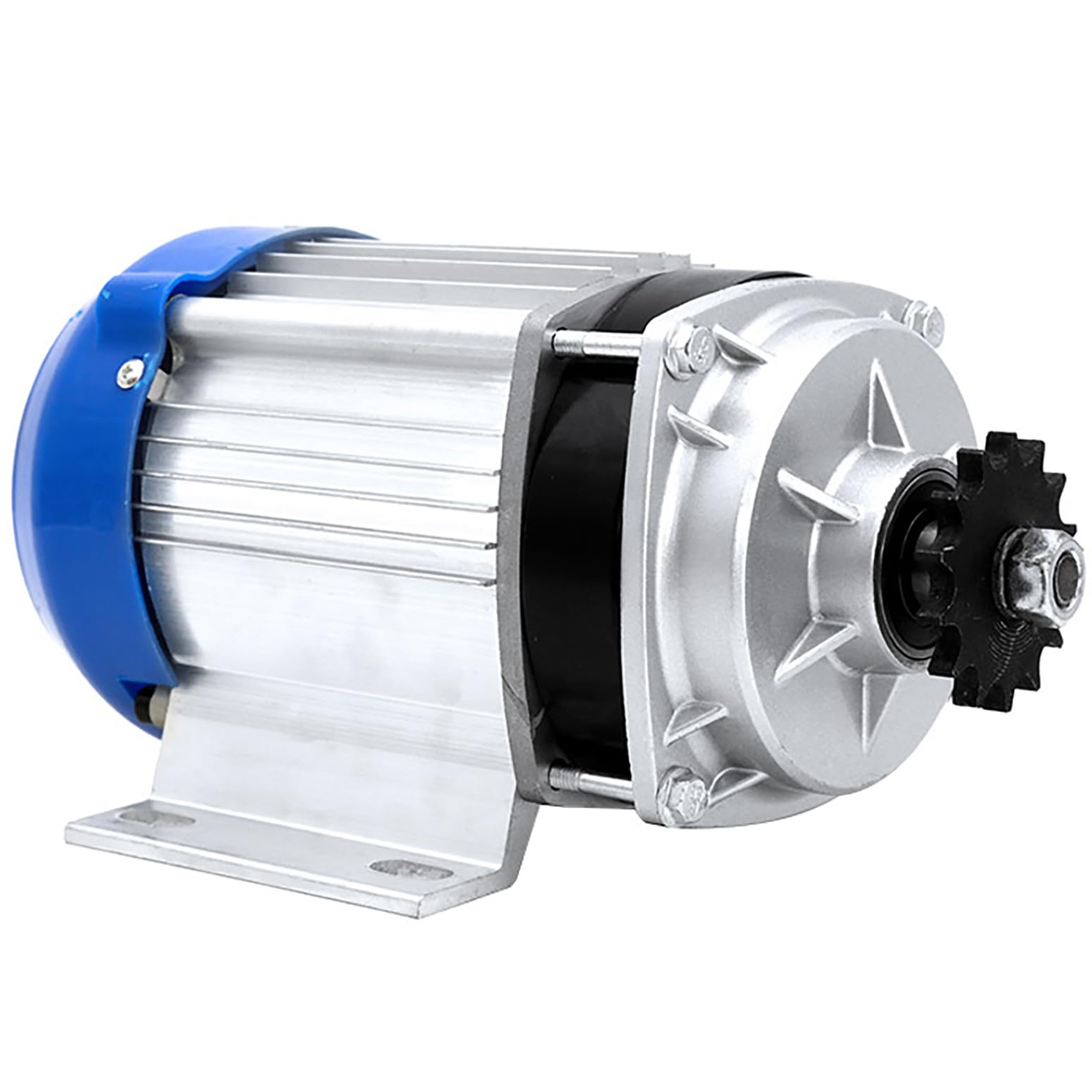 550W / 700W / 800W / 1000W Elektrischer Bürstenloser Motor Mit 14-Zähnigem 420er Zahnrad, 48V / 60V Elektrischer Dreiradmotor Für DIY Dreirad, E-Bikes, Futterautomaten
