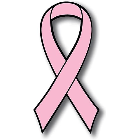 Magnet Me Up Support Breast Cancer Awareness Month, Pink Ribbon Magnet Decal, 3.5x7 Inches, Heavy Duty Automotive Magnet for Car Truck SUV, Any Magnetic Surface, Great Gift Idea, Crafted in USA