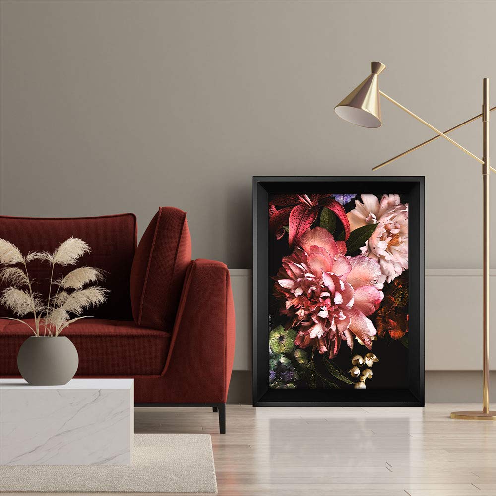 Cadre á puzzle RIA 35x100cm Noir (mat) pour 500-1000 Pièces