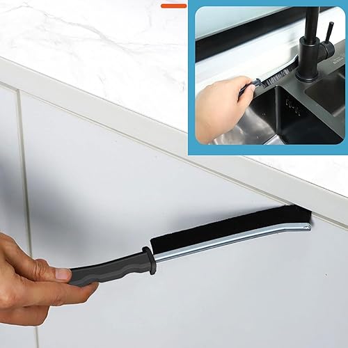 Miniatura 4 de Cepillo de limpieza de hendiduras, nueva herramienta de cepillo de limpieza multifuncional, cepillo para huecos de baño, hogar, cocina, baño,