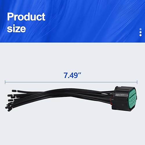 Miniatura 4 de 2 conectores de 14 pines para faros delanteros principales para Kia Optima Forte Sorento Sportage Rio Telluride 2018-2021, Hyundai Elantra Sonata