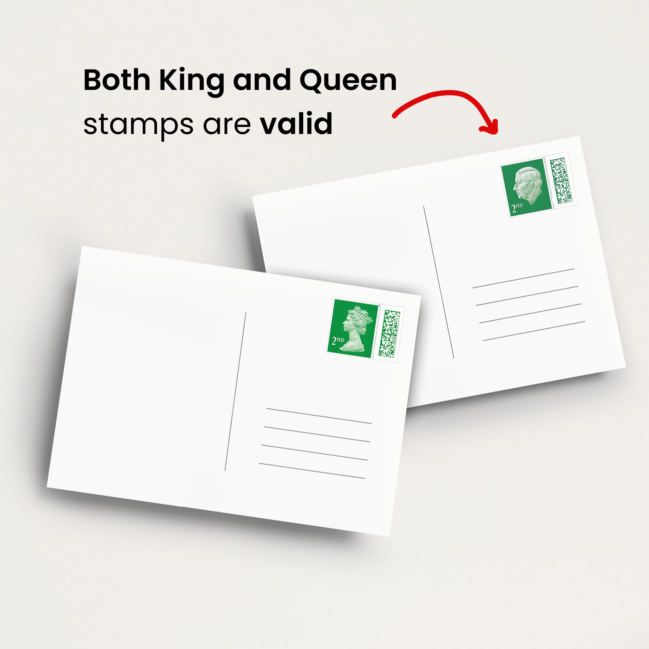 1st Class Staps (6 Total) - 1st Class Barcoded Staps - Barcoded Self Adhesive UK Letter