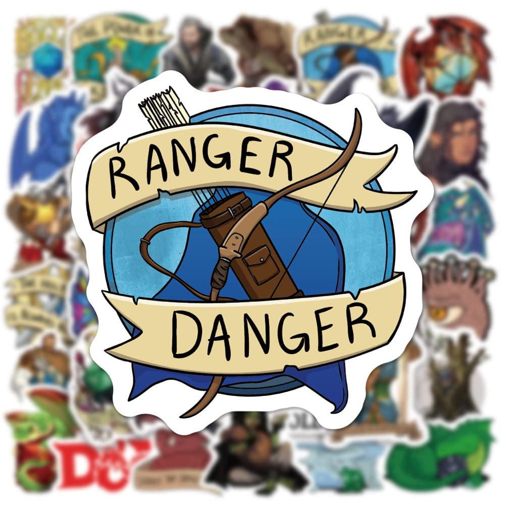 100 Dungeons & Dragons Aufkleber - Vinyl Sticker Wasserdicht