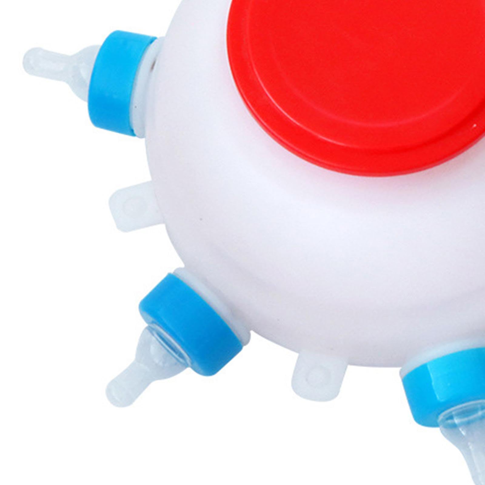 20 Piezas Biberón Alimentador de Cordero Botella Reutilizable Máquina de Animal Tetinas de Silicona Durables Accesorios Adecuados para Usar en, con 30 Boquillas de Repuesto