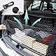 mobumeia Kofferraumnetz Gepäcknetz Auto, Kofferraum Netz 110 x 40 cm, Mit 4 Karabinern Und 4 ABS Kunststoffschnallen - Super Elastisch Für Die Meisten Autos