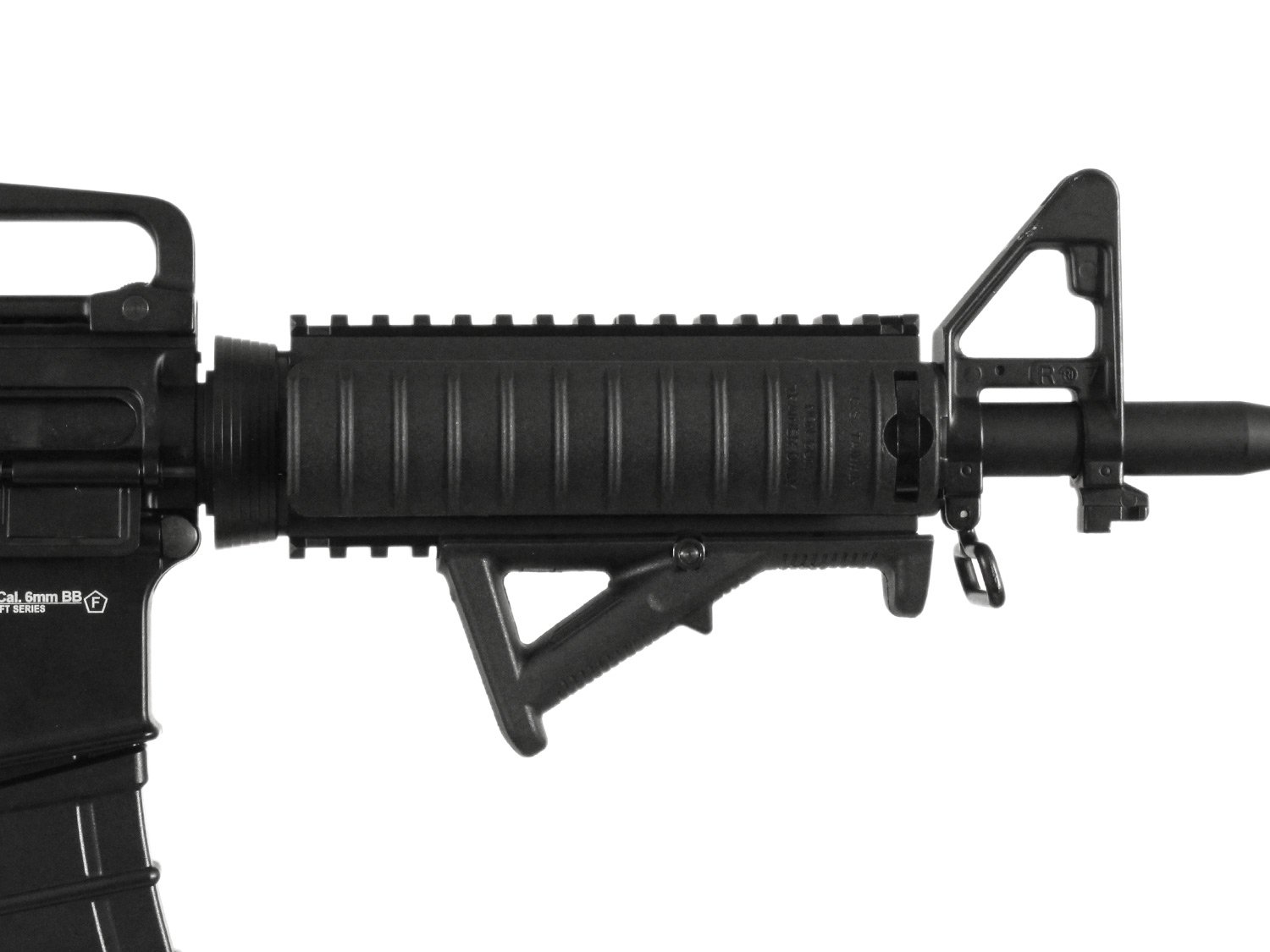 CYMA pescó el extremo delantero Grip / Empuñadura frontal - negro, para Weaverrails (20-23mm)