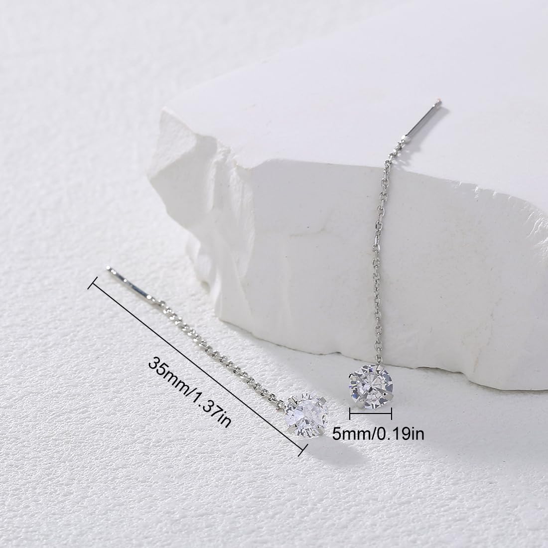 Vendita Orecchini A Tre Cerchi Pendenti In Argento 925 - OR0062AG - Foto 3