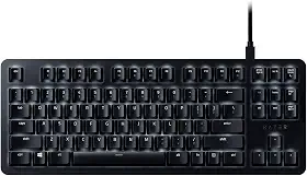 Razer Teclado mecânico BlackWidow Lite TKL Tenkeyless: Teclas laranja - Tátil e Silencioso - Iluminação de tecla individual branca - Design compacto - Cabo destacável - Preto clássico