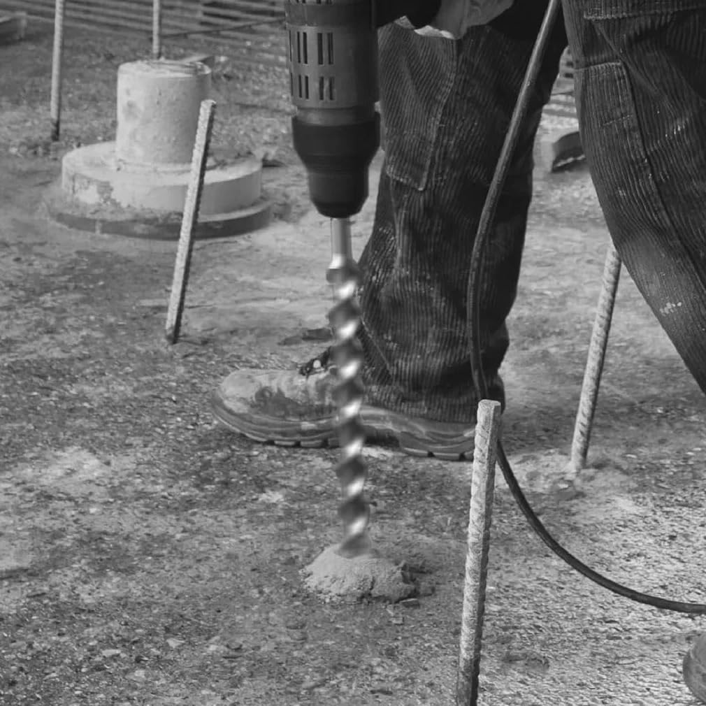 Frez palcowy z węglików spiekanych 110 mm wiertło 4 frezy węglika wolframu końcówka do muru krzyżowego betonu ceglanego 4-12(110mmX5.5mm)