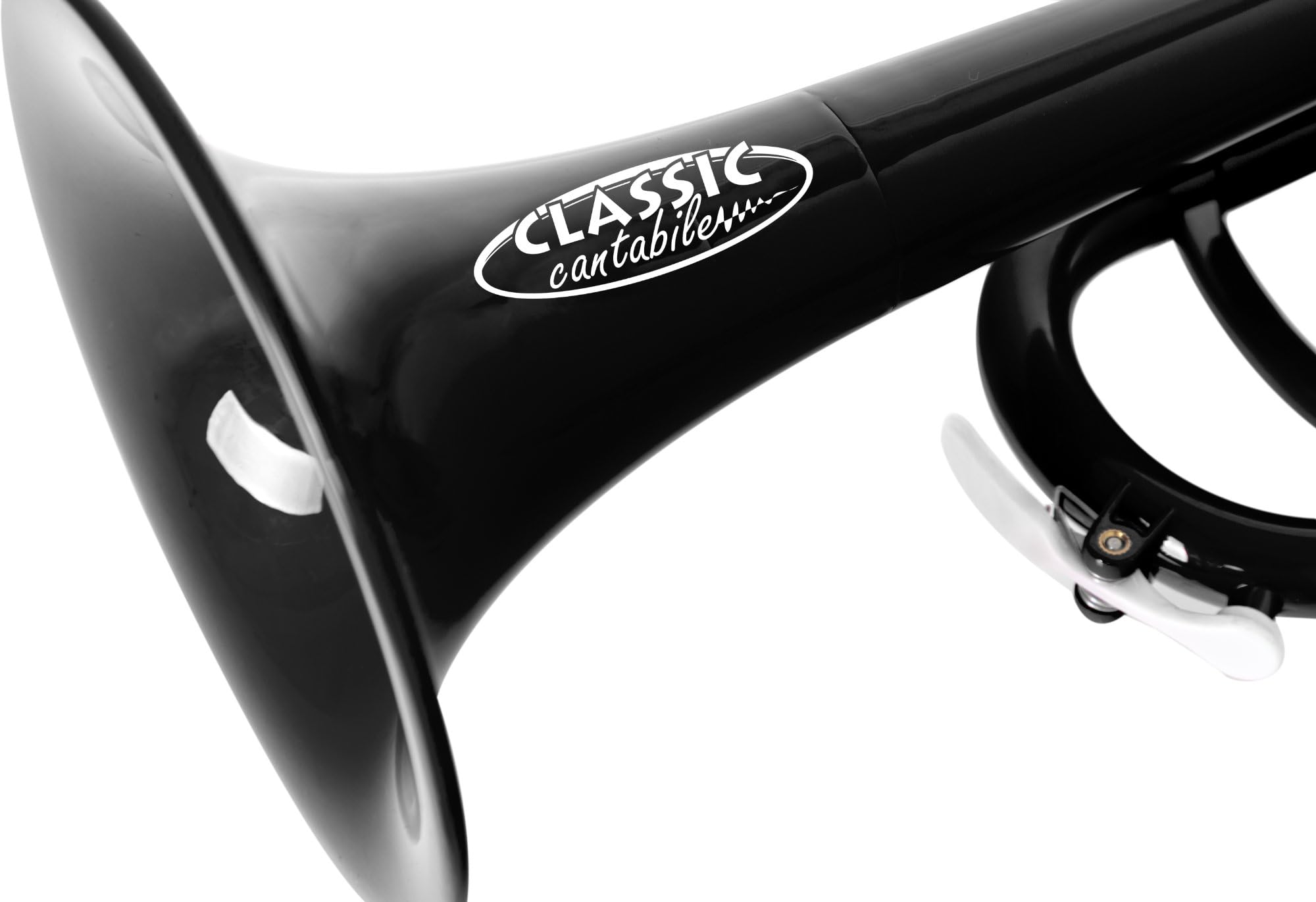 Classic Cantabile MardiBrass ABS Kunststoff Trompete - Perinet-Ventile - 510g leicht - Bohrung: 11,6 mm - inkl. Mundstück und Gigbag - schwarz