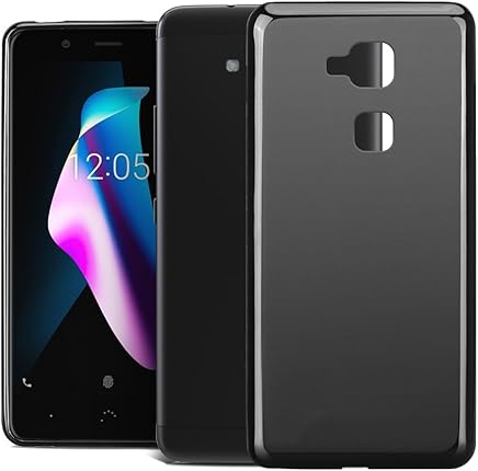 RIFFUE Funda BQ V/BQ VS Carcasa de Silicona Transparente Ultra Delgada Suave con Protecci?n Completa Resistente a Golpes, Case de Gel Matte para BQ Aquaris V/VS 5.2