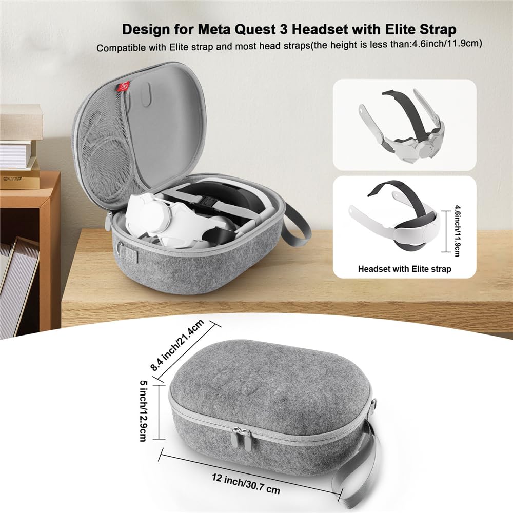 【新品未開封】 Go 32G 単体型VR おまけ（キャリングケース） Amazon.co.jp: for Meta Quest3 収納ケース VR ゲーミング